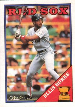 1988 O-Pee-Chee Baseball Cards 269     Ellis Burks RC
